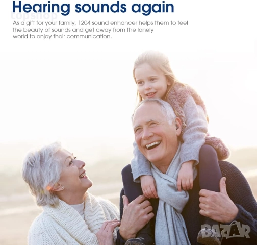 Нов проверени слухови апарати Britzgo с шумопотискане, акумулаторен звуков усилвател, подобрен ..., снимка 7 - Други - 52446577