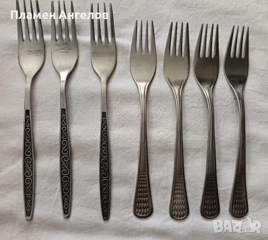 Вилици 7 броя - лот от два вида. 