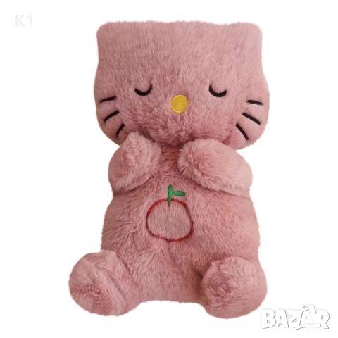 Интерактивна плюшена Дишаща и Светеща играчка Кити 30см, Hello Kitty