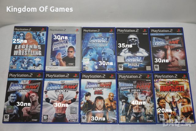 Игри за PS2 SmackDown Vs Raw 2006/2007/2008/2011/Just Bring It/Shut Your Mouth/Here Comes The Pain/, снимка 1 - Игри за PlayStation - 43662287