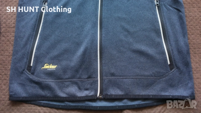 Snickers 8004 37,5 Work Fleece Jacket размер L работна горница W4-156, снимка 5 - Суичъри - 52075948