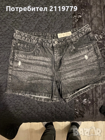 Дамски къси дънкови панталони 2 бр за 10 лв, снимка 6 - Къси панталони и бермуди - 52417024