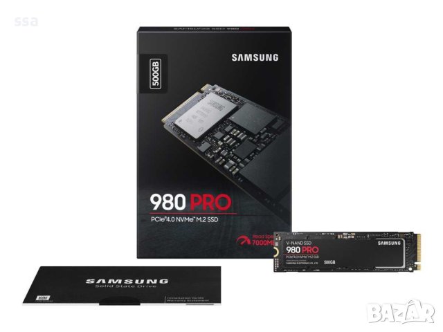SAMSUNG 980 PRO SSD 500GB M.2 NVMe PCIe 4.0 - MZ-V8P500BW, снимка 7 - Твърди дискове - 43356942