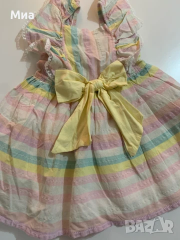Бебешка цветна рокличка за момиченце Cumino kids wear