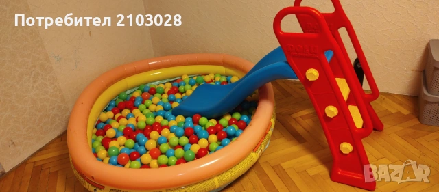 Пързалка DOLU + топки за басейн, снимка 3 - Други - 53403256