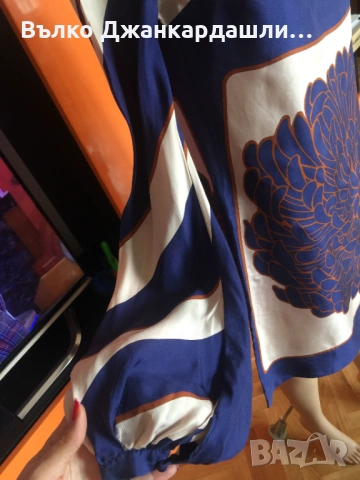 Копринена рокля Zara, размер S, снимка 2 - Рокли - 53150813