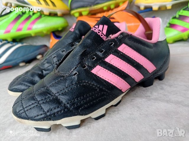 adidas® original , N- 32 - 33, черните футболни обувки бутонки, калеври,GOGOMOTO.BAZAR.BG® + ПОДАРЪ, снимка 2 - Детски маратонки - 39724265