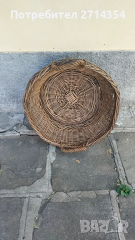 Ретро плетен панер, снимка 5 - Антикварни и старинни предмети - 51664263