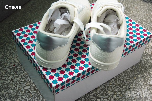 EVEN & ODD маратонки, нови, с кутия, бели, снимка 3 - Маратонки - 35252432