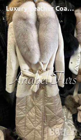 Дамски палта от алкантара, алпака, естествена кожа и естествен косъм, снимка 14 - Палта, манта - 39325536