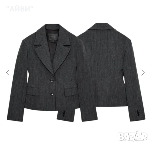 ZARA Дамско сако и панталон, снимка 8 - Комплекти - 53417579