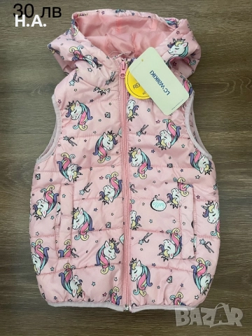 Нови дрехи дънки, клинове, панталони, якета за момиче 128 см, снимка 17 - Детски комплекти - 52025359