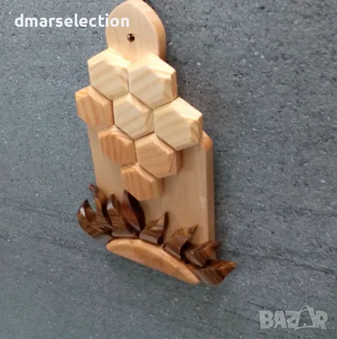 Дървена декорация ALE49, снимка 3 - Декорация за дома - 49696031