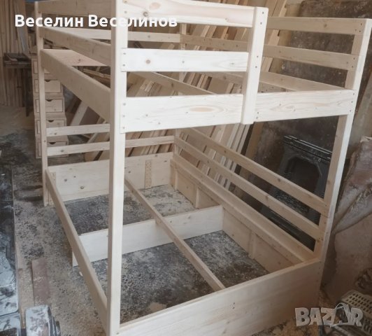 Двуетажно легло , снимка 6 - Мебели за детската стая - 43446209