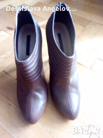 Zara високи боти 39, снимка 2 - Дамски боти - 26756919