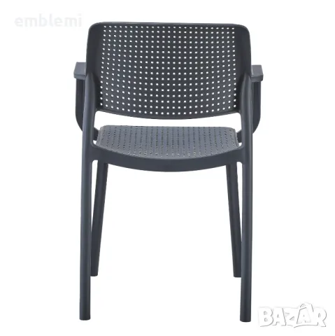 Стол COMFEE ARM градински трапезен бял черен сив капучино кафяв, снимка 8 - Столове - 47537470