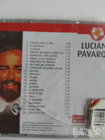 Luciano Pavarotti ‎– World Stars: Luciano Pavarotti - оригинален НОВ диск класика, снимка 2 - CD дискове - 52713308