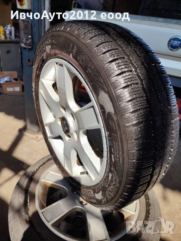 Зимни гуми комплект с алуминиеви джанти 16 Фолксваген шаран  vw. sharan ford galaxy seat Alhambra , снимка 3 - Гуми и джанти - 50662140