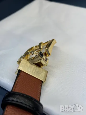 колани от естествена кожа в кутия  3см ysl saint laurent, снимка 4 - Колани - 50416669