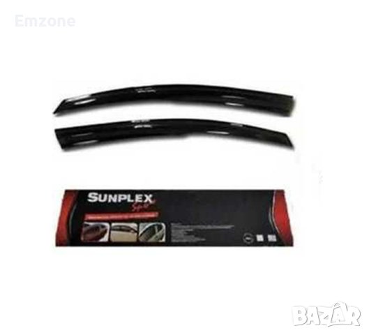 Ветробрани Черни Външни за VW Caddy 2004 - 2020 Предни Комплект 2 броя, снимка 3 - Аксесоари и консумативи - 40574943