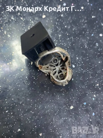 Сребърен пръстен/Липсва един камък,и е скъсан, снимка 4 - Пръстени - 50660669