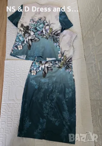 Дамски костюм сако и рокля, снимка 8 - Костюми - 47111512