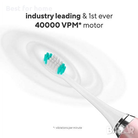 Електрическа четка за зъби Ultra Whitening от серията AquaSonic VIBE - 8 глави,Sonic 40 000 VPM, снимка 4 - Други - 43687715
