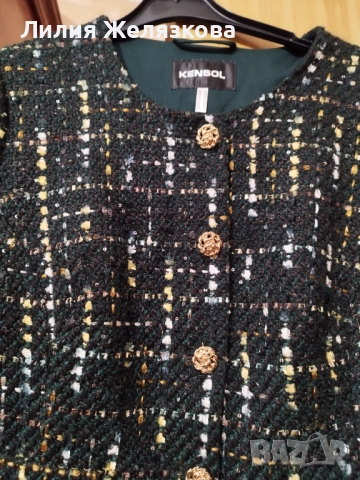 Ново дамско сако,Кензол,ХЛ, снимка 2 - Сака - 52674750