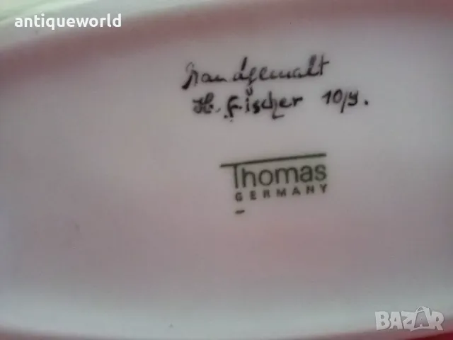 Thomas ROSENTHAL Авторска Лимитирана Порцеланова Ваза, снимка 6 - Антикварни и старинни предмети - 49410157