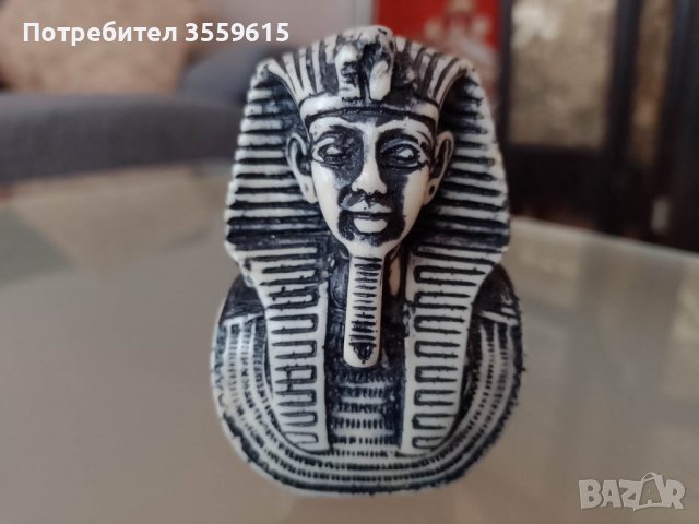 Статуетка Египетска Богиня от Египет, от камък, снимка 1 - Статуетки - 38929282