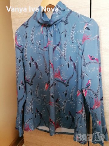 Next блуза с птици, снимка 1 - Блузи с дълъг ръкав и пуловери - 28650866