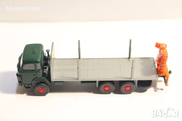 RMM  H0 1/87  SAURER  KАМИОН МОДЕЛ ДЪРВАРКА КОЛИЧКА , снимка 2 - Колекции - 51157744
