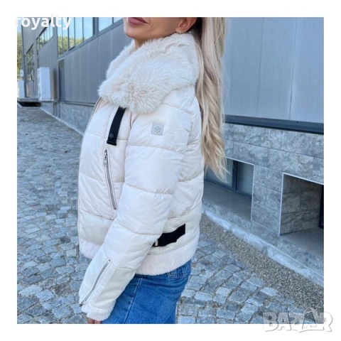 ЗИМНО ЯКЕ С ЕСТЕСТВЕН ПУХ, снимка 4 - Якета - 52648509