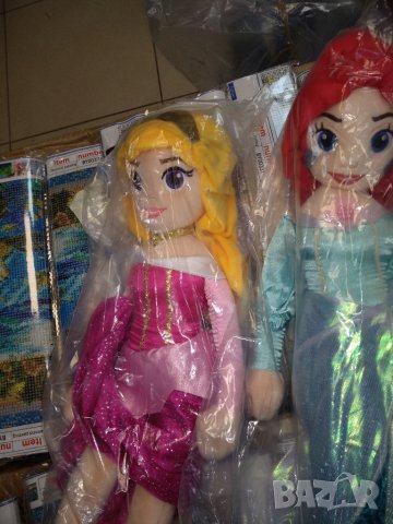 Елза,Анна,Покахонта,Пепеляшка,меки кукли,около 50см, снимка 8 - Плюшени играчки - 38495594