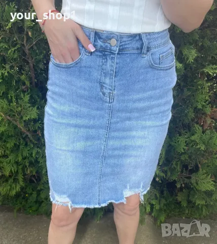 Дамска дънкова пола 