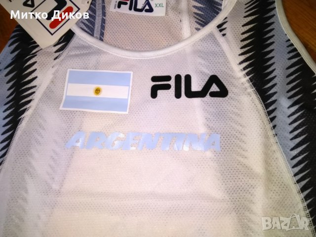 Аржентина футболен потник Фила размер Л нов с етикет, снимка 2 - Футбол - 28099785