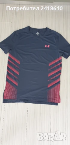 Under Armour Stretch Iso - Chill Run Mens Size S  ОРИГИНАЛ! Мъжка Тениска !
