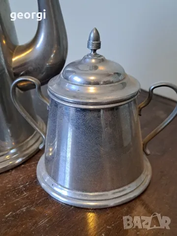 голям немски ретро чайник със захарница   17/3, снимка 6 - Антикварни и старинни предмети - 48995617
