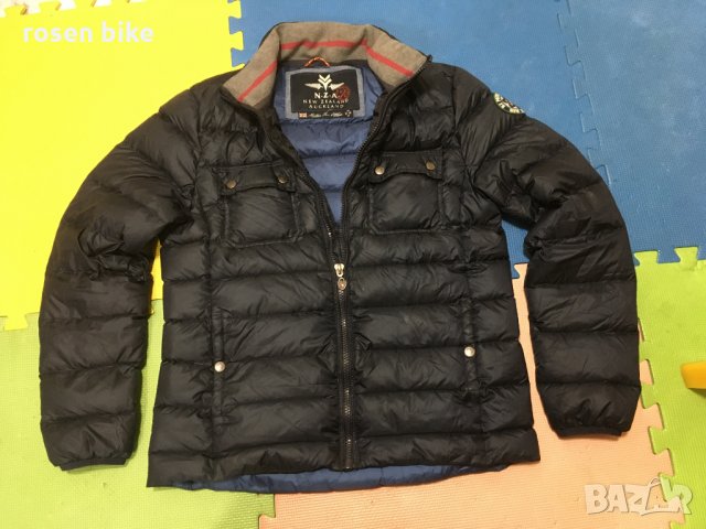 ''NZA New Zealand Auckland''оригинално мъжко пухено яке Л размер, снимка 3 - Якета - 35333098