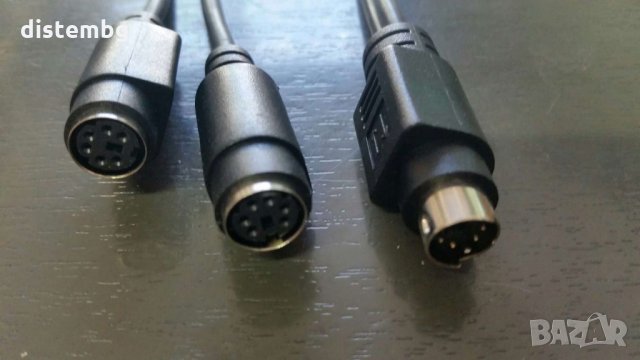 Разклонителен кабел PS/2 - 2 x PS/2 M-F 20cm