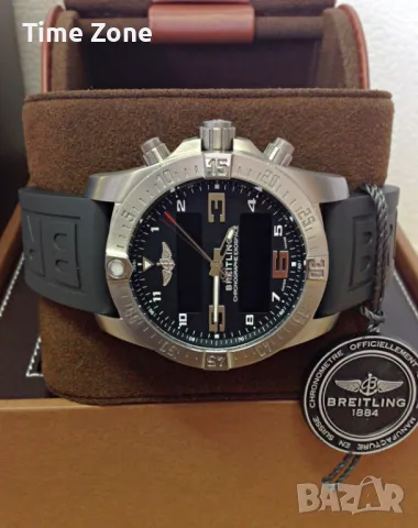 Breitling Exospace B55 46mm Steel Black Dial Analog Digital Различни Варианти, снимка 11 - Мъжки - 47999619