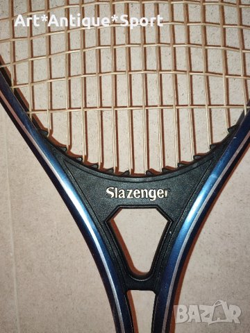 Антикварна Ракета за Тенис Slazenger, снимка 4 - Тенис - 43856320