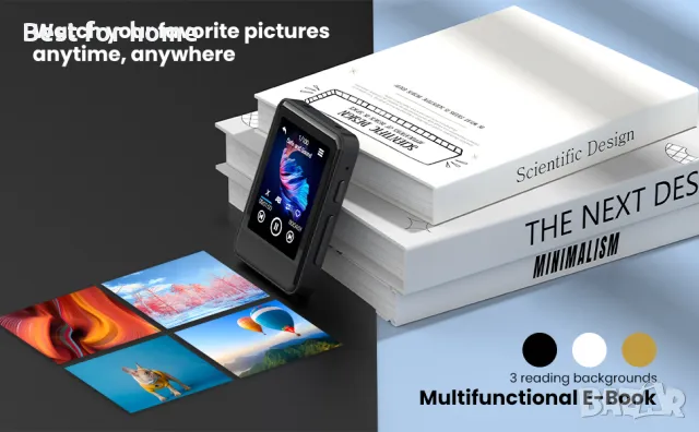 64GB/128GB MP3 плейър с Bluetooth от ZOOAOXO M900, снимка 13 - MP3 и MP4 плеъри - 48240470