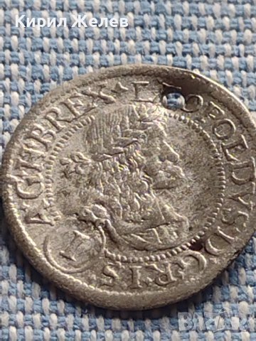 Сребърна монета 1 кройцер 1681г. Леополд първи Виена Свещена Римска Империя 13770, снимка 2 - Нумизматика и бонистика - 42930794