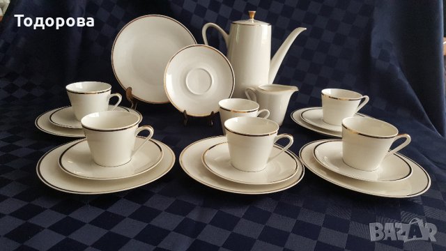 Порцеланов сервиз за кафе,чай - Бавария , снимка 5 - Други ценни предмети - 32949758