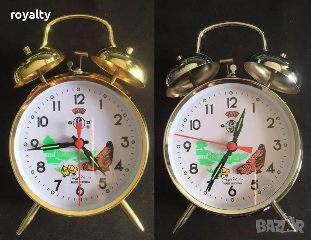 Класически ретро механичен будилник, снимка 9 - Антикварни и старинни предмети - 49145178