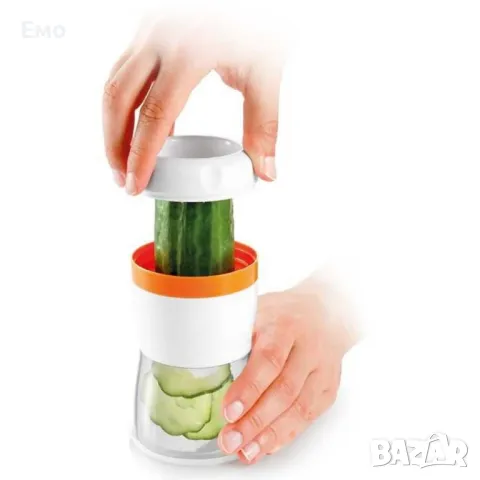 Уред за спираловидно нарязване на зеленчици, снимка 3 - Прибори за хранене, готвене и сервиране - 48599651