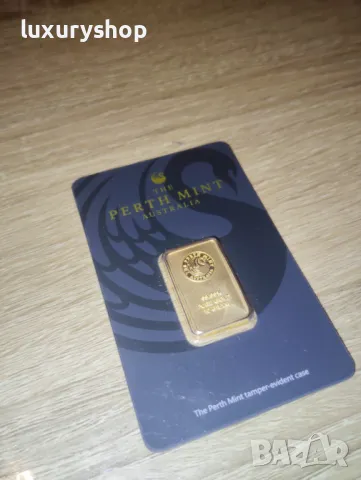 БЕЗПЛАНА ДОСТАВКА! Златно кюлче 10 грама Perth Mint, снимка 9 - Други ценни предмети - 49768037