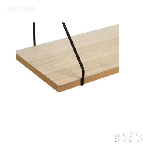 Декоративен рафт за стена, 1бр., Бежов , снимка 4 - Етажерки - 48877692