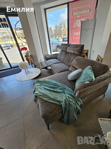 диван с лежанка, снимка 6 - Дивани и мека мебел - 53193528
